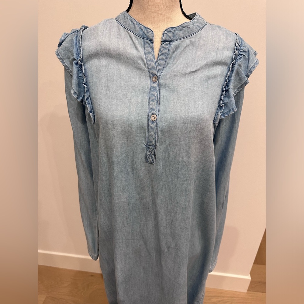 Anthropologie Cloth & Stone Denim Dress new with tags - size medium